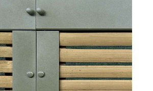 Piscina Laghetto fuori terra rivestita in bambÃ¹ ANTEA