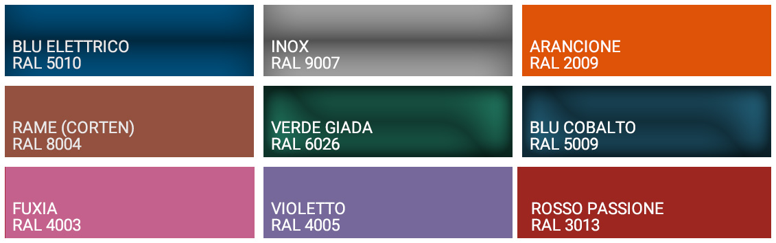 Colori speciali docce alluminio by Arkema