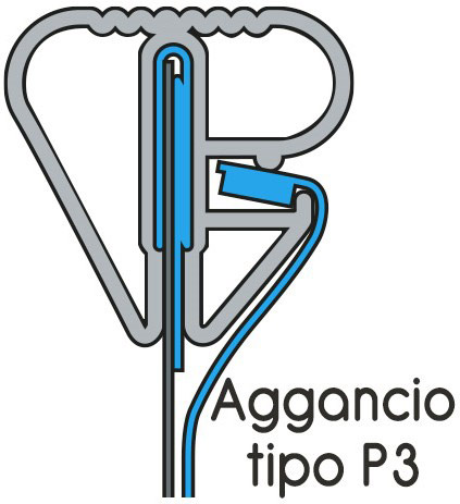 Telo Rivestimento Liner per piscina ovale aggancio P3 Telo Rivestimento Liner per piscina ovale aggancio P3