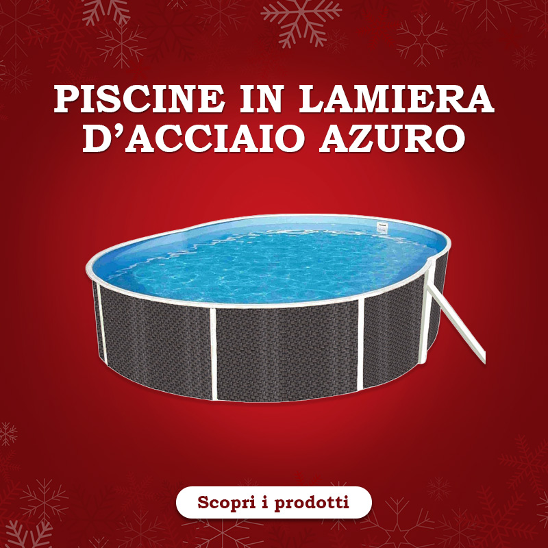 Red Weeks 2025 Piscine in lamiera d'acciaio Azuro