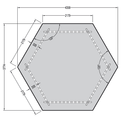 Piscina in legno