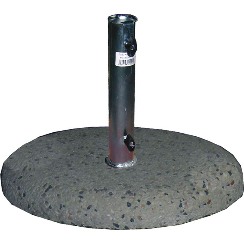 Base per ombrellone in cemento graniglia - diam. tubo da 40 a 50 cm