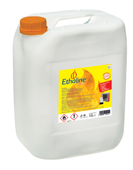 Bioetanolo liquido EHTALINE da 10 l - Confezione da 20 o 30 taniche