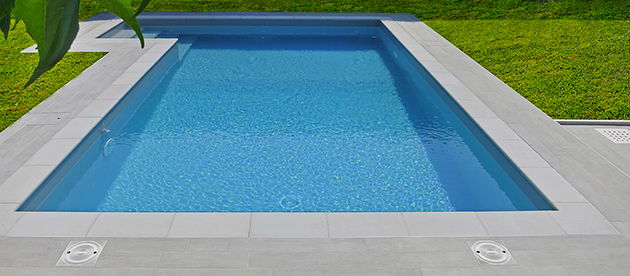 Bordo piscina impermeabile grigio mix Autetika