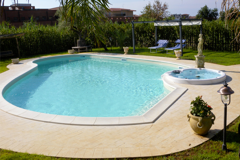 Standard Bianco sabbiato PISCINA