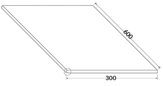 Griglia per bordo sfioratore Bianco sabbiato