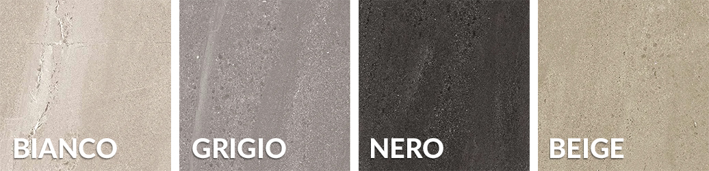 Colori disponibili linea SARZANO bordi e griglie