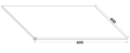 Bordo piscina in gres SARZANO 60 x 60 x 0,90 cm