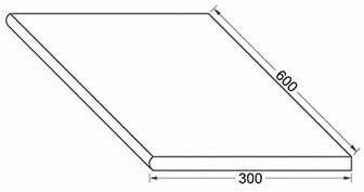 Griglia per bordo sfioratore Bianco sabbiato