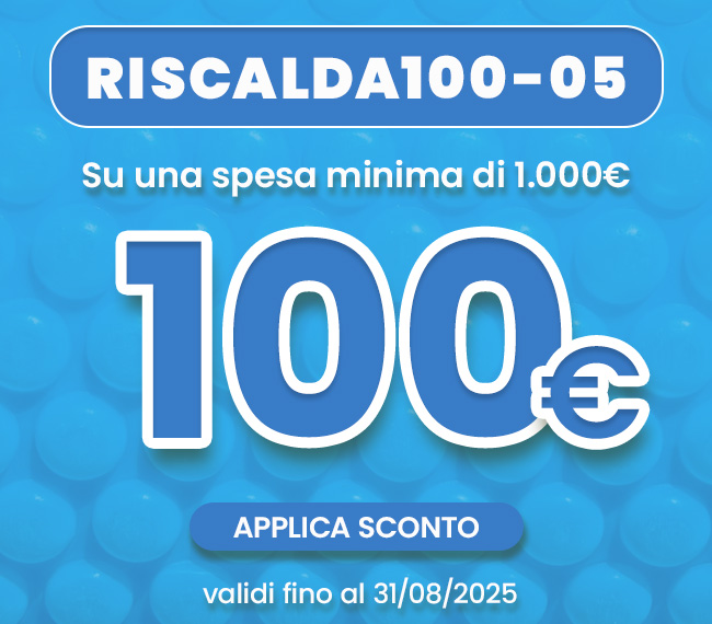 Codice sconto RISCALDA100-04