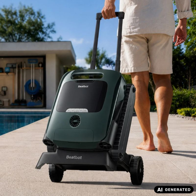 Carrello caddy robot piscina Beatbot