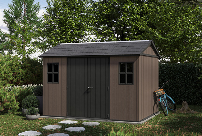 Casetta da giardino in resina Keter Newton+ 1775/7517 lucernario