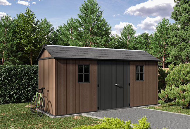 Casetta da giardino in resina Keter Newton+ 1575/7515