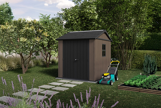 Casetta da giardino in resina Keter Newton+ 775/757
