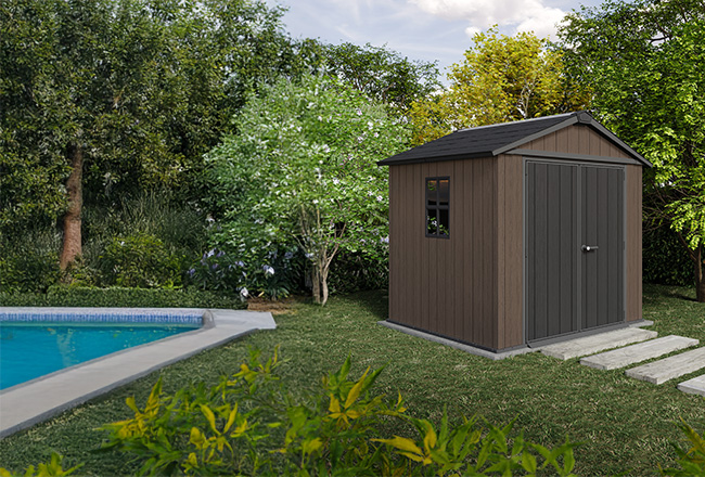 Casetta da giardino in resina Keter Newton+ 775/757