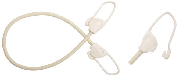 Corda elastica di 60 cm con terminali in plastica per coperture piscina, colore sabbia