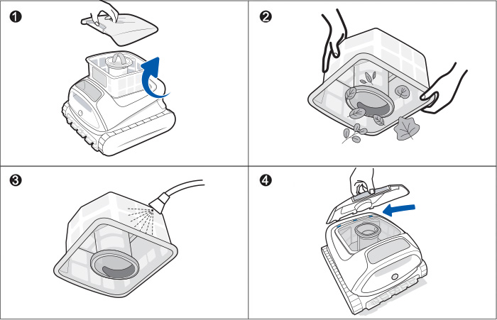 Sostituzione Cestello filtrante rigido ultrafine per robot piscina Beatbot Sora P3 Sostituzione Cestello filtrante rigido ultrafine per robot piscina Beatbot Sora P3