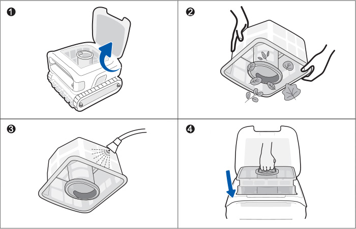 Sostituzione Cestello filtrante rigido ultrafine per robot piscina Beatbot Sora P7 Sostituzione Cestello filtrante rigido ultrafine per robot piscina Beatbot Sora P7