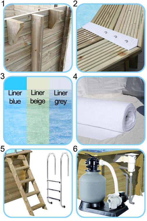 Accessori per Piscina in legno fuori terra Northwood