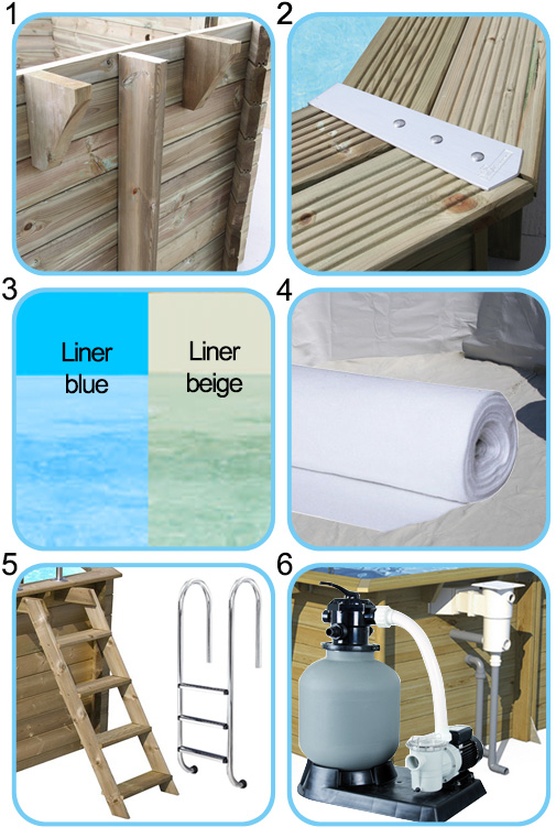 Accessori per Piscina in legno fuori terra Northwood