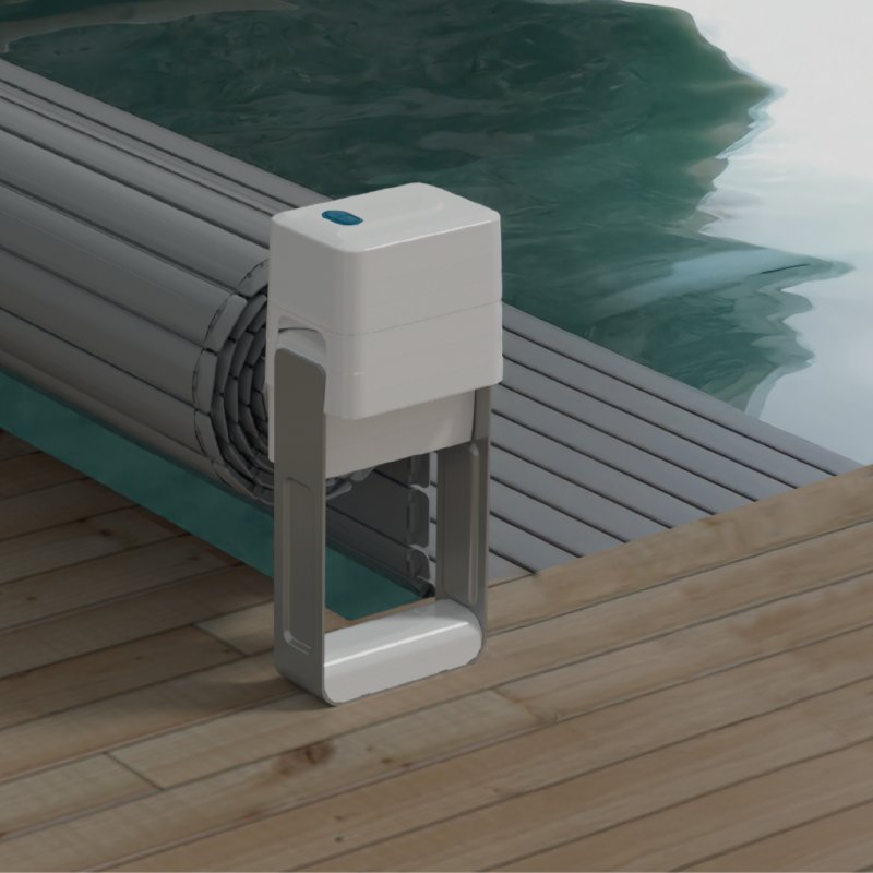Optional motorizzazione iBOX per Copertura a tapparella POOL SWIFT di sicurezza