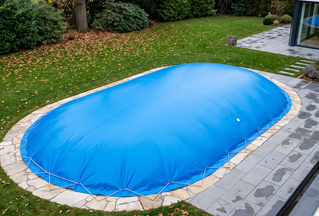 Copertura invernale gonfiabile per piscine ovali Copertura invernale gonfiabile per piscine ovali
