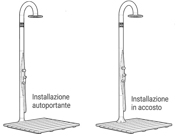 Piatto doccia in legno okumÃ¨ by Arkema