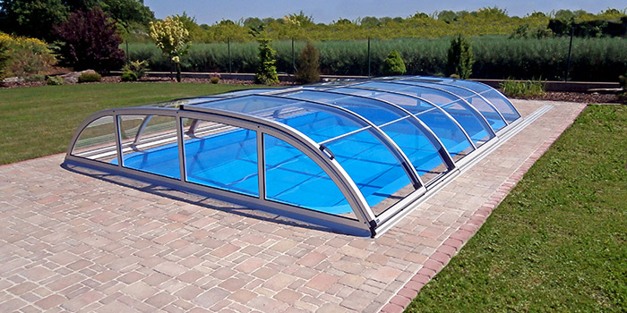 Copertura telescopica per piscina