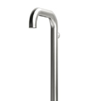 Doccia ad acqua calda e fredda CHIA in acciaio Inox 316
