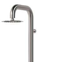 Doccia ad acqua calda e fredda CABRAS in acciaio Inox 316