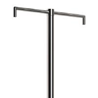 Doccia ad acqua fredda BICEFALO in acciaio Inox 316L