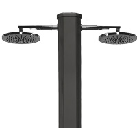 Doccia da esterno BIG JOLLY 2 soffioni Arkema con miscelatore