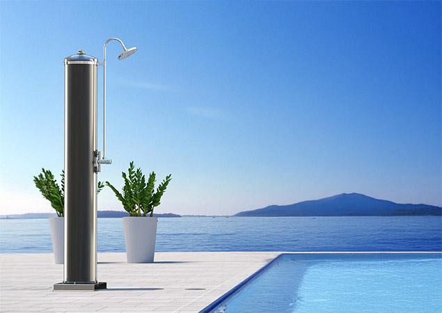 Doccia solare da giardino ADIGE 120 LITRI
