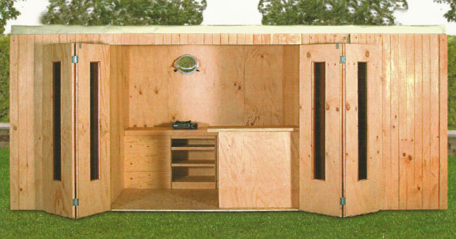 Box casetta easy-room family completa per esterno
