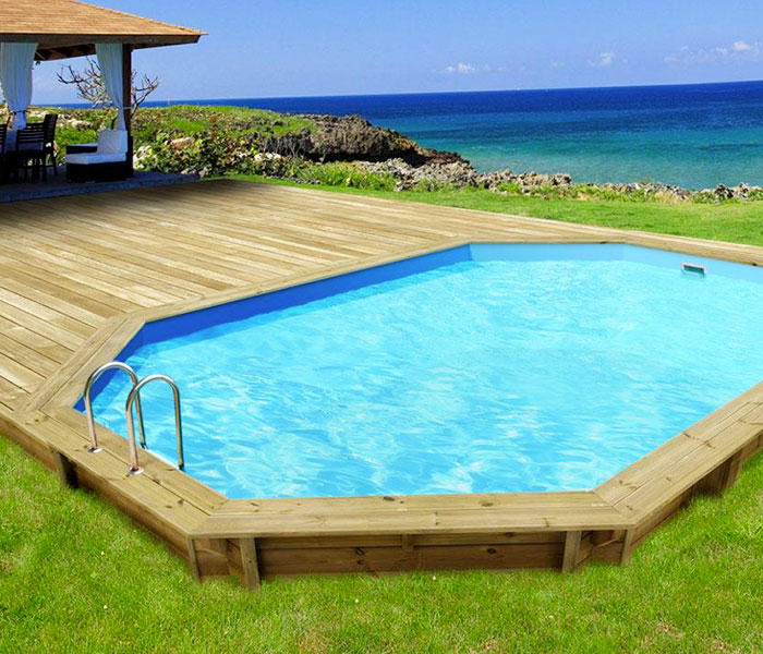 Piscina Fuori Terra in Legno EcoWood EASY PLUS 610