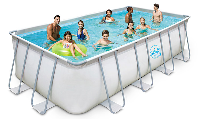 Piscina Fuori Terra SWING ELITE FRAME rettangolare