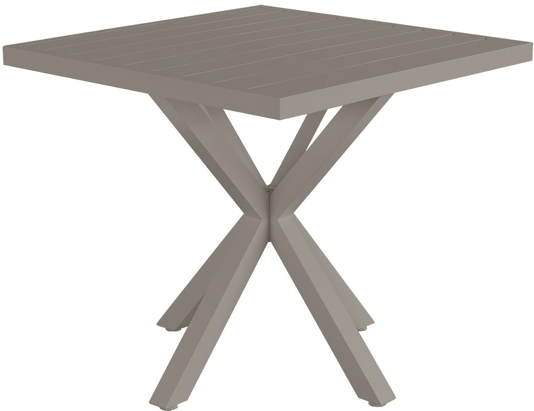 Tavolo quadrato 80x80 cm ERMES in alluminio