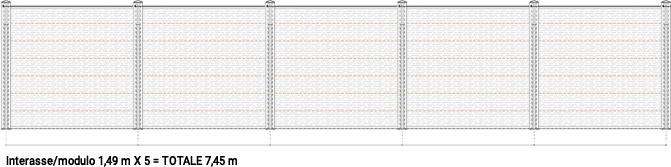 Esempio calcolo moduli recinzione in WPC