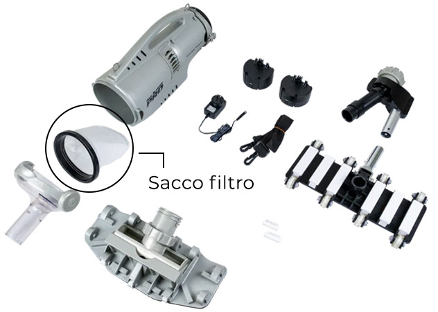 Esploso aspiratore Water Tech POOL BLASTER PRO1500