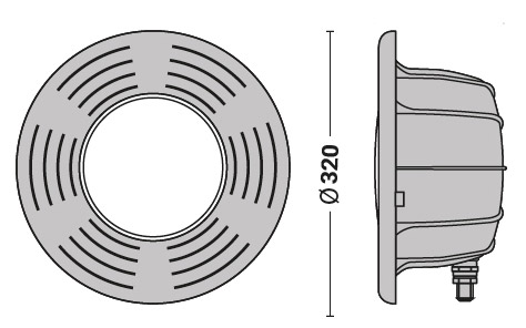 Dimensioni faro Aqua