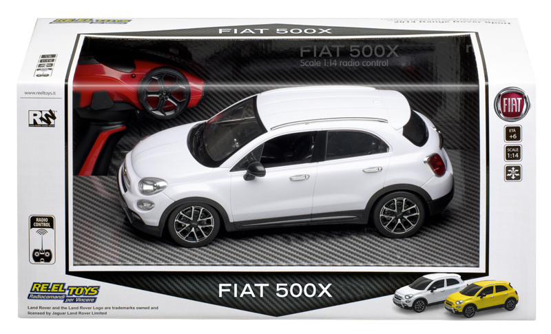 Macchina radiocomandata FIAT 500X con luci funzionanti scala 1 14