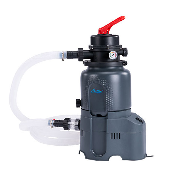 Filtro a sabbia monoblocco AZURO da 2 mÂ³/h con valvola dall'alto
