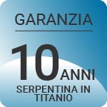 Garanzia 3 anni pompa di calore piscina Silverline Top serpentino in titanio