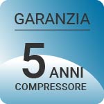Garanzia compressore 5 anni
