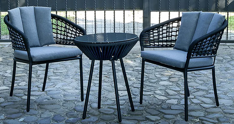 Salottino da giardino in alluminio GIOVE