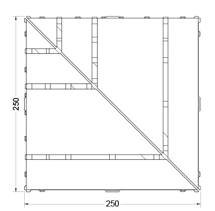 Griglia ad angolo per bordo sfioratore Bianco sabbiato Griglia per piscina in gres SARZANO - ANGOLO