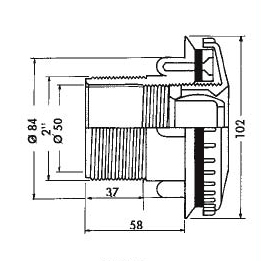 Bocchetta di immissione piscina