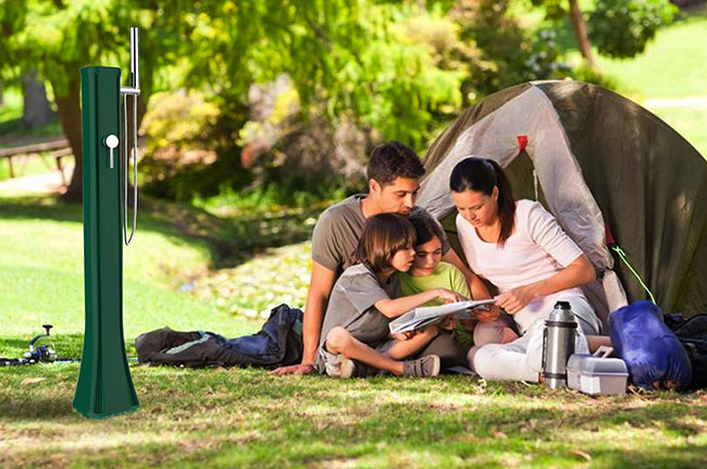 Doccia solare HAPPY GO 23 LITRI con doccetta mobile