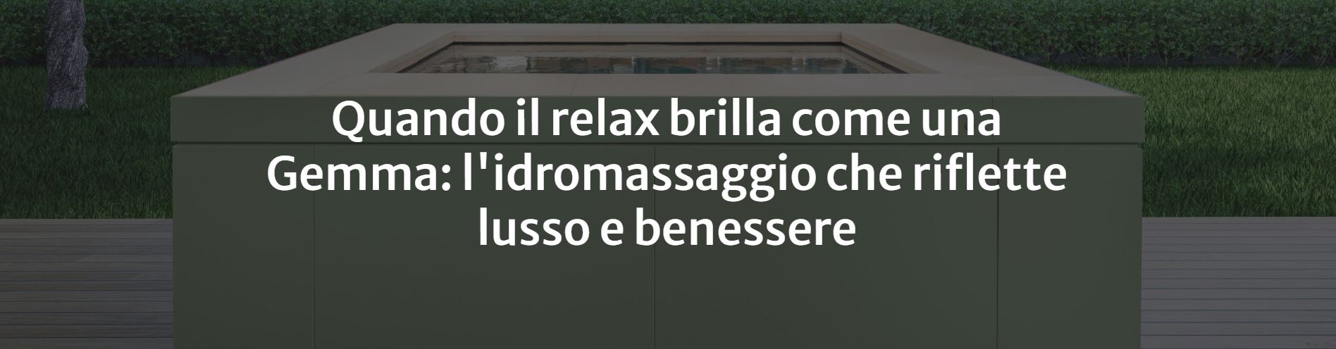 Piscina idromassaggio Italika Gemma