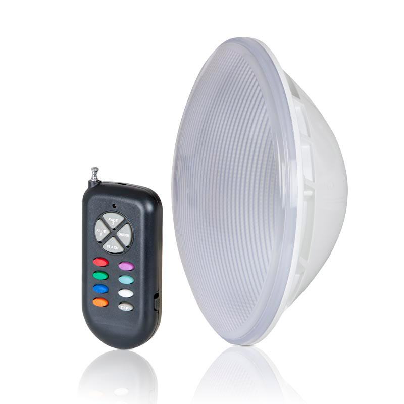 Lampada Led piscina Par 56 Rgb Multicolore con Telecomando - Illuminazione  per piscine